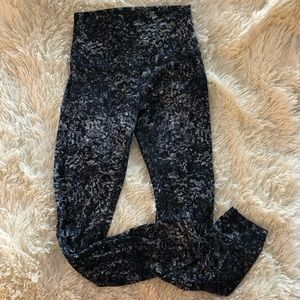 Lululemon Align 25” Pants | Black Floral | Size 4